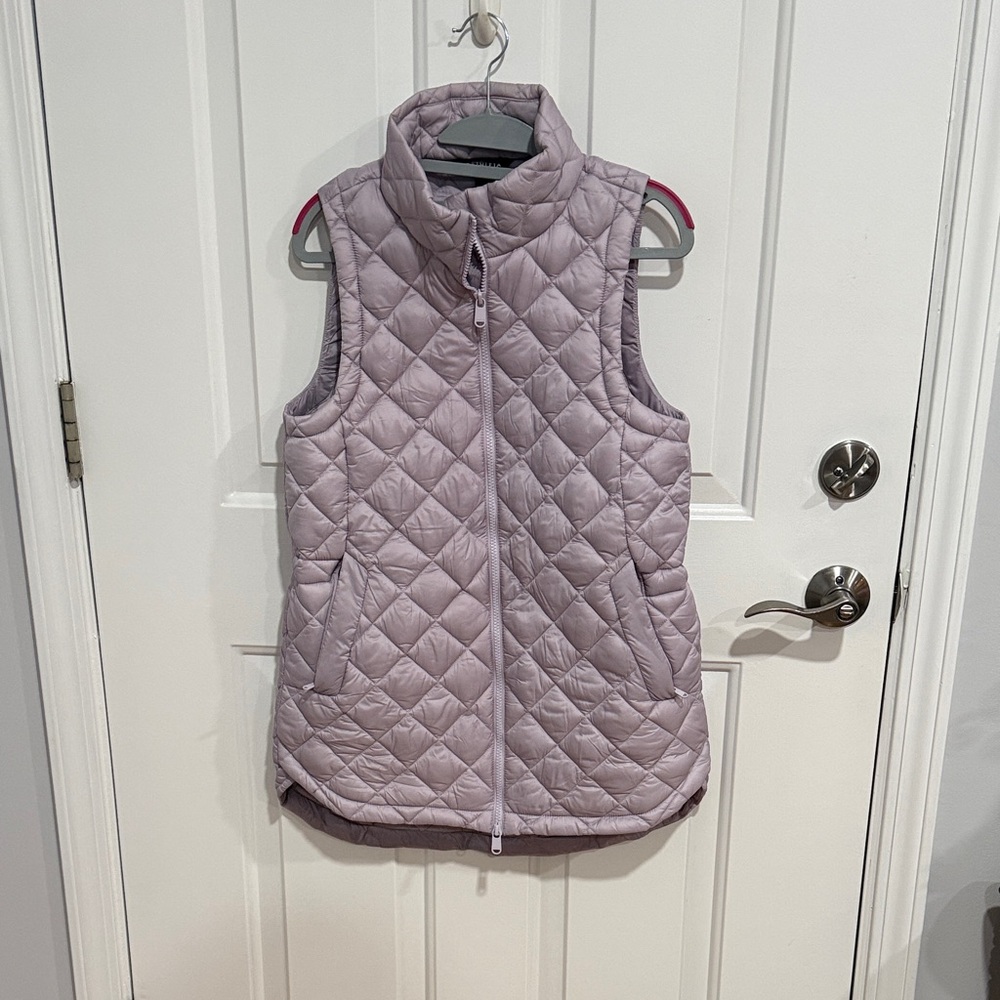 Athleta Quilted Vest in Light Purple